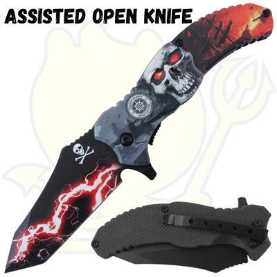 7386RD Assisted Open Knife