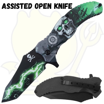 7386GN Assisted Open Knife