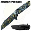 7388YL Assisted Open Knife 4.5"Closed
