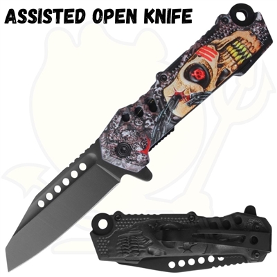 7391DT Assisted Open Knife 4.25" closed