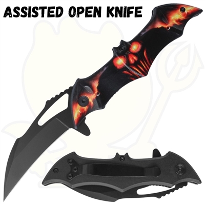 7393-1 Assisted Open Knife 4.25" closed