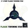 7673-3 Plague Throwing Star 3 Point