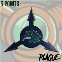 7673-3 Plague Throwing Star 3 Point