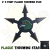 138 7673-5 Plague Throwing Star 5 Point