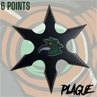 7673-6 Plague Throwing Star 6 Point