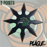 7673-8 Plague Throwing Star 8 Point