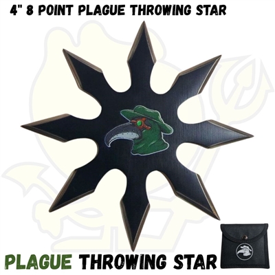 7673-8 Plague Throwing Star 8 Point