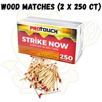 Wood Matches (2X250 CT)