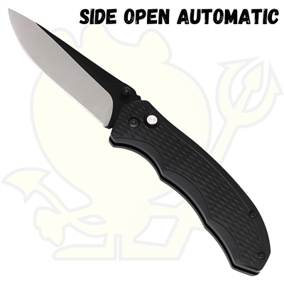8501BK Black Automatic Side Open Knife