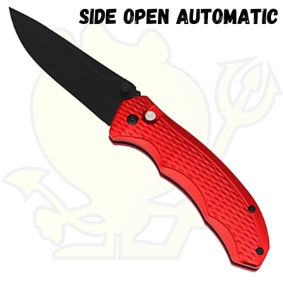 8501RD Red Automatic Side Open Knife