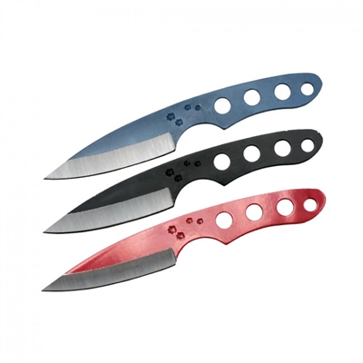 6.5" Assorted Dog Paw Set of 3 Throwing Knives
