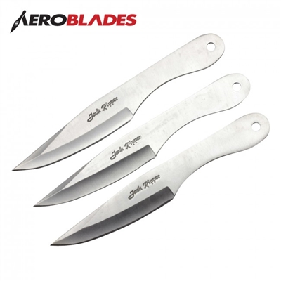 9" Set of 3 Jack Ripper Throwing Knives