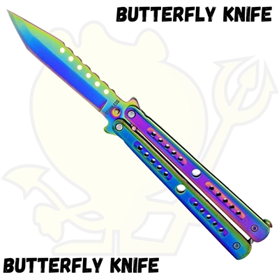 1002RB Rainbow Color Butterfly