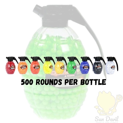 BB500GD 500-pc. Grenade Bottle 6mm BB's