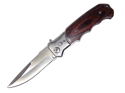 CA104 Automatic Knife Wood Handle