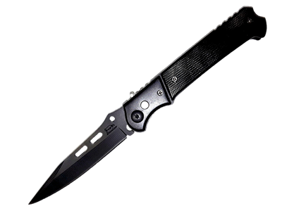 CA107 Automatic Knife Black Handle