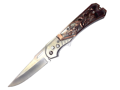 CE70 Automatic Knife With Rockstar Design Handle