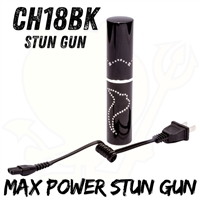 CH-18BK CHEETAH LIPSTICK STUN GUN BLACK