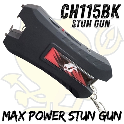 CH115BK Black CHEETAH MAX POWER MINI STUN GUN