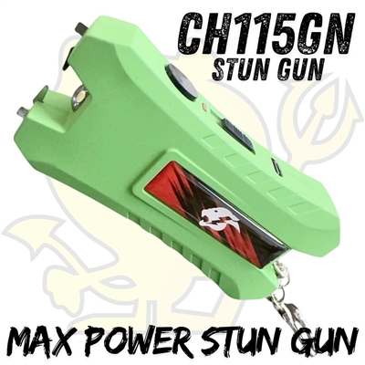 CH115gn green CHEETAH MAX POWER MINI STUN GUN