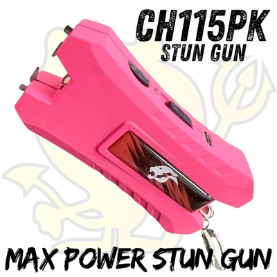 CH115PK Pink CHEETAH MAX POWER MINI STUN GUN