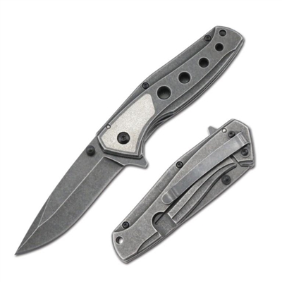COK27142GY Grey Spring Assisted Knife