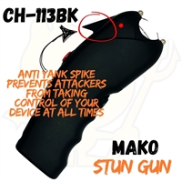 CH113bk Black CHEETAH MAKO STUN GUN FLASHLIGHT