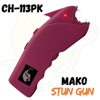 CH113pk Pink CHEETAH MAKO STUN GUN FLASHLIGHT