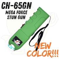 CH65 CHEETAH "MEGA FORCE" BLACK FLASHLIGHT STUN GUN (CH-65)