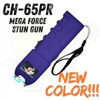 CH65 CHEETAH "MEGA FORCE" BLACK FLASHLIGHT STUN GUN (CH-65)