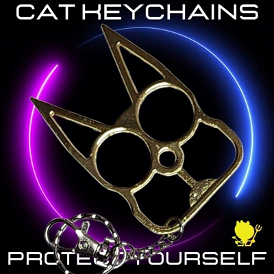 Cat Keychain Self Defense wholesale knuckle