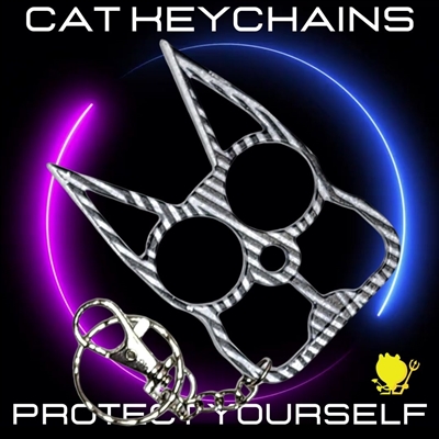Cat Keychain Self Defense wholesale knuckle