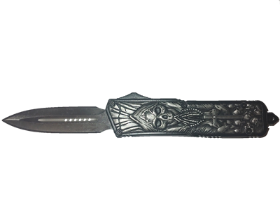 EL2900 Grey Skull OTF Knife