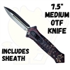 EL79 7.5" Skulls and Roses Medium OTF Knife