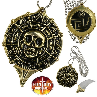 FM-455 Pirate Coin Necklace Knife