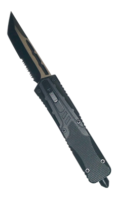 FOA1246BK OTF Knife Top Loading with Tanto Blade