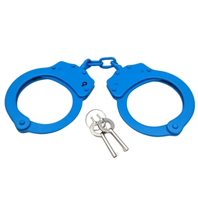 LCH103SL Double Locked Chain Silver Handcuffs