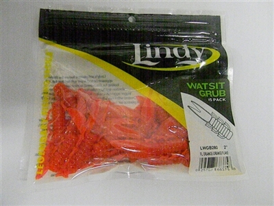Lindy Watsit Grub 15pack Orange Flake
