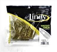 2" Lindy Watsit Grub 15pack Metallic Gold
