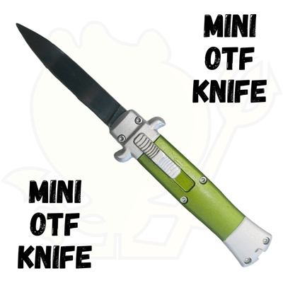 M3BK Black 5" Mini Stiletto OTF Knife