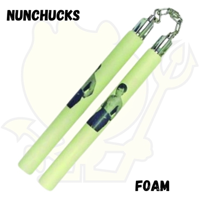 12"  Nunchaku With Metal Chain Link