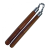 12" Wooden Nunchaku With Metal Chain Link