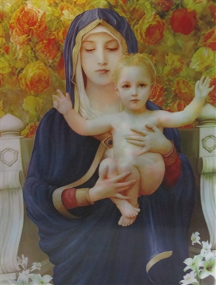 284 3D Lenticular Picture Mary and Jesus