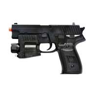 ASG106B 216AF Spring Airsoft Hand Gun With Laser & LED Light