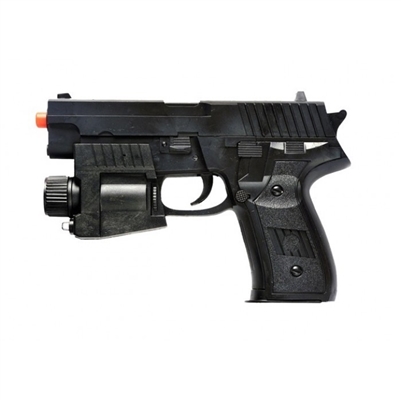 ASG106B 216AF Spring Airsoft Hand Gun With Laser & LED Light