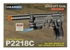 P2218C Spring Powered Airsoft Handgun with Silencer and Laser Light