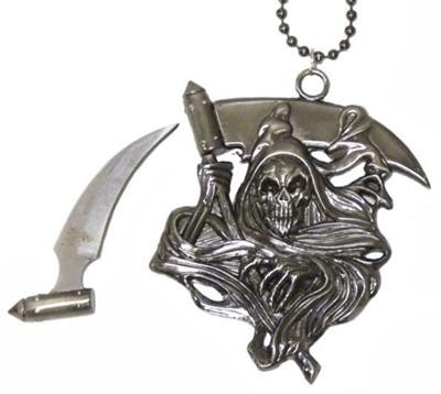 PE-613 Grimm Reaper Necklace Knife