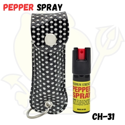 CHEETAH PEPPER SPRAY BLACK BLING