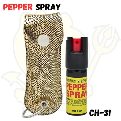CHEETAH PEPPER SPRAY GOLD SNAKE