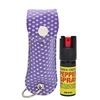 CHEETAH PEPPER SPRAY PURPLE BLING